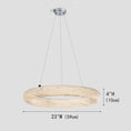 Load image into Gallery viewer, Alabaster Ring XL Chandelier