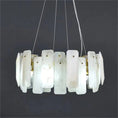 Load image into Gallery viewer, Alabaster Round Pendant Chandelier