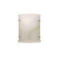 Load image into Gallery viewer, Alabaster Semi-Cylindrical Wall Sconce