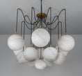 Load image into Gallery viewer, Alabaster Ball Chandelier