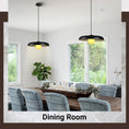 Load image into Gallery viewer, Alabaster Black Lampshade Pendant Lights