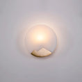 Load image into Gallery viewer, Alabaster Brass Sconce
