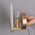 Load image into Gallery viewer, Alabaster Brass Sconce
