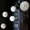 Load image into Gallery viewer, Alabaster Dome Art Wall Sconce