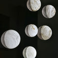 Load image into Gallery viewer, Alabaster Dome Art Wall Sconce