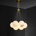 Load image into Gallery viewer, Alabaster Global Ceiling Chandelier