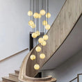 Load image into Gallery viewer, Alabaster Global Wavy Chandelier