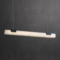 Load image into Gallery viewer, Alabaster Square Pillar Chandelier