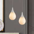 Load image into Gallery viewer, Alabaster Teardrop Pendant Light