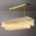 Load image into Gallery viewer, Amad Rectangular Chandelier 54"