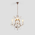 Load image into Gallery viewer, Antique Crystal Chandelier