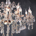 Load image into Gallery viewer, Antique Crystal Chandelier