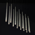 Load image into Gallery viewer, Aquita Modern Linear Chandelier 72"