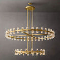 Load image into Gallery viewer, Arca Round 2-Tier Chandelier 60"