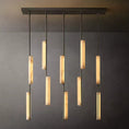Load image into Gallery viewer, Audubo Alabaster Linear Chandelier 54"