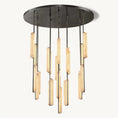 Load image into Gallery viewer, Audubo Alabaster Round Chandelier 56"