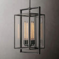 Load image into Gallery viewer, Beckmer Glass Lantern Modern Island Pendant