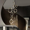 Load image into Gallery viewer, Besey Crystal Champagne Gold Chandelier