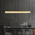Load image into Gallery viewer, Besey Rock Crystal Linear Chandelier