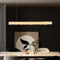 Load image into Gallery viewer, Besey Rock Crystal Linear Chandelier