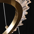 Load image into Gallery viewer, Besey Rock Crystal Ring Chandelier