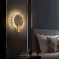 Load image into Gallery viewer, Besey Rock Crystal Ring Wall Sconce