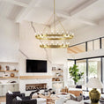 Load image into Gallery viewer, Caminoy Round 2-Tier Chandelier