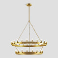 Load image into Gallery viewer, Caminoy Round 2-Tier Chandelier