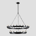 Load image into Gallery viewer, Caminoy Round 2-Tier Chandelier