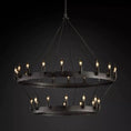 Load image into Gallery viewer, Caminoy Vintage Candelabra 2-Tier Chandelier