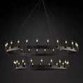 Load image into Gallery viewer, Caminoy Vintage Candelabra 2-Tier Chandelier