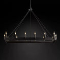 Load image into Gallery viewer, Caminoy Vintage Candelabra Rectangular Chandelier