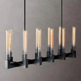 Load image into Gallery viewer, Cannely Glass Linear Chandelier 55"