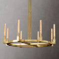 Load image into Gallery viewer, Cannely Glass Round Chandelier 48"