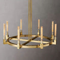 Load image into Gallery viewer, Cannely Glass Round Chandelier 48"