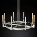 Load image into Gallery viewer, Cannely Glass Round Chandelier 48"