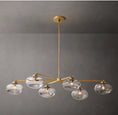 Load image into Gallery viewer, Caprice Clear Glass Mobile Linear Chandelier