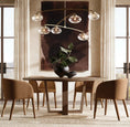 Load image into Gallery viewer, Caprice Clear Glass Mobile Round Chandelier