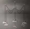 Load image into Gallery viewer, Caprice Clear Glass Suspended Chandelier 84"