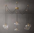 Load image into Gallery viewer, Caprice Clear Glass Suspended Chandelier 84"