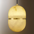 Load image into Gallery viewer, Capsule/Bilayer/Raindrop Type Alabaster Marble Modern Pendant for All Scene