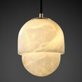 Load image into Gallery viewer, Capsule/Bilayer/Raindrop Type Alabaster Marble Modern Pendant for All Scene