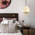 Load image into Gallery viewer, Capsule/Bilayer/Raindrop Type Alabaster Marble Modern Pendant for All Scene