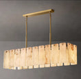 Load image into Gallery viewer, Caramelle Onyx Rectangular Chandelier 60"