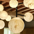 Load image into Gallery viewer, Carom Sphere Delight - Modern Artistic Alabaster Chandelier Light