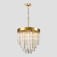 Load image into Gallery viewer, Cascade Aged 12-Light Chandelier 30"