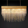 Load image into Gallery viewer, Cascade Rectangular Chandelier 54"