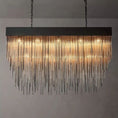 Load image into Gallery viewer, Cascade Rectangular Chandelier 54"