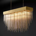 Load image into Gallery viewer, Cascade Rectangular Chandelier 54"