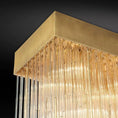 Load image into Gallery viewer, Cascade Rectangular Chandelier 54"